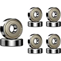 Los mejores  - 10 x Rodamientos de Bolas en Miniatura 608zz Roller Skate 8 x 22 x 7mm para Impresora 3D